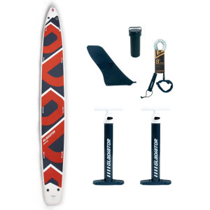 SUP доска надувная Gladiator 22.0 Dragon (до 400кг)