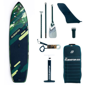 SUP доска надувная Gladiator FISHING 12.6 (до 250кг)