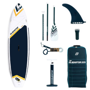 SUP доска надувная Gladiator RIVER 11.0-32 (до 95кг)
