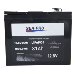 Аккумуляторная батарея SEA-PRO 81А/ч 12,8В LiFePo4 Аккумуляторная батарея SEA-PRO 81А/ч 12,8В LiFePo4